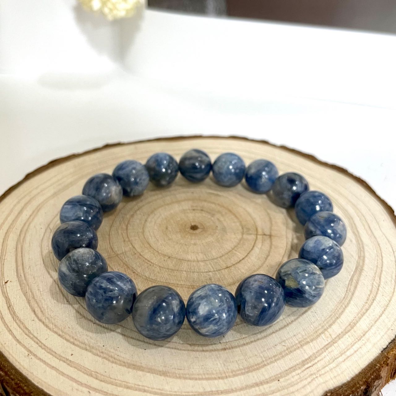 Kyanite Bracelet 8~13mm Energy Healing Crystals Jewelry for Women DIY Bracelet From IG Crystal