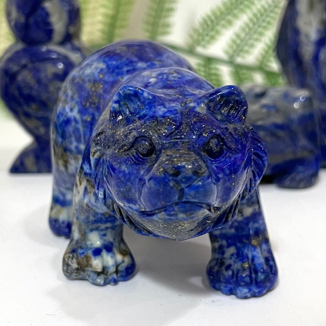 Lazurite Animals Dinosaur Dog Bear Turtle Fish Owl Dolphin Frog Seal Healing Stone From IG Crystal
