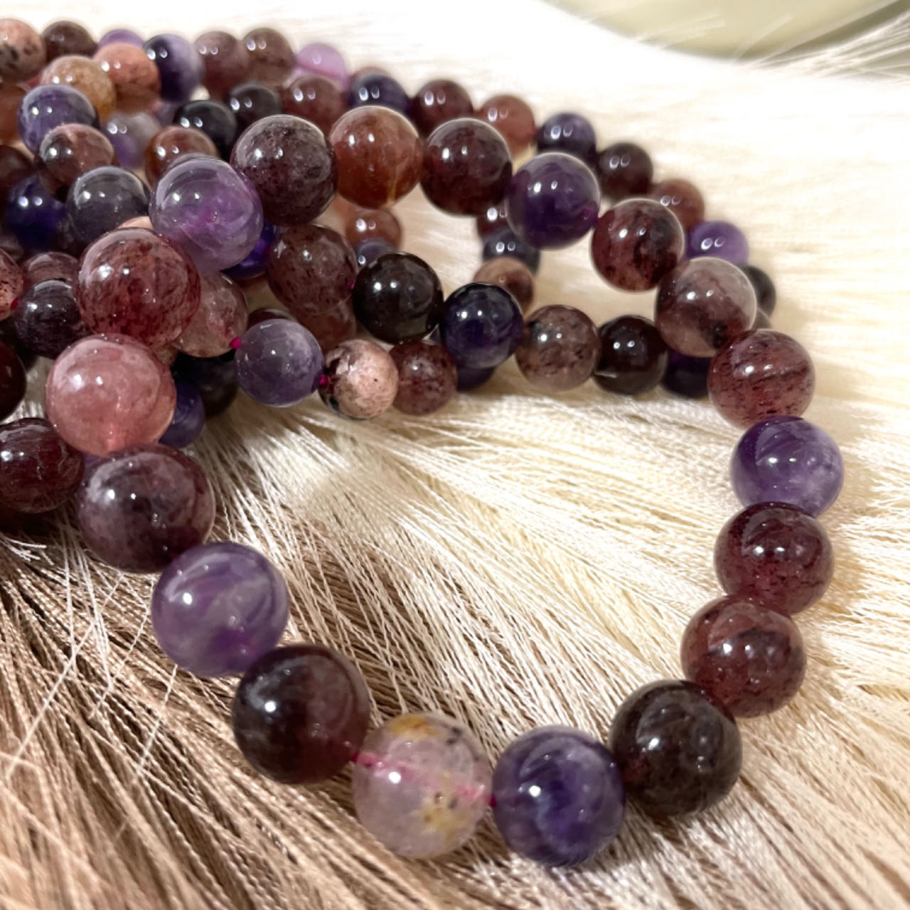 Super 8 Bracelet 7~10mm Energy Healing Crystals Jewelry for Women DIY Bracelet From IG Crystal