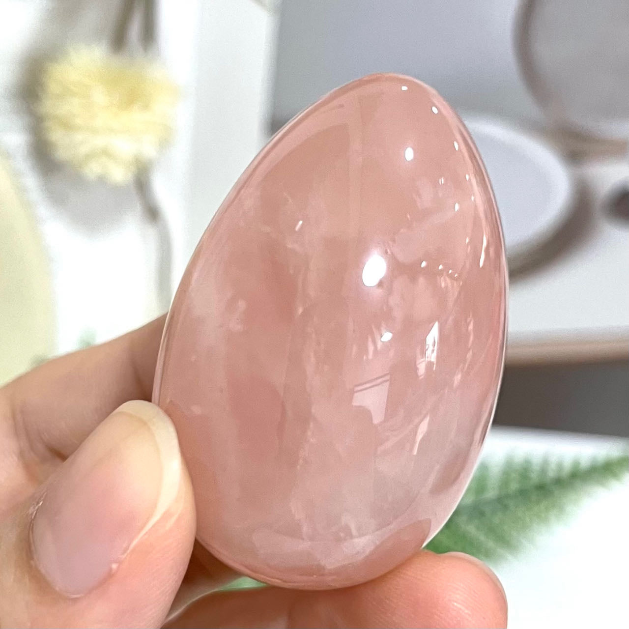 Small Eggs Ocean Jasper Rose Quartz Red Agate Woodstone Healing Stone Home Decoration From IG Crystal