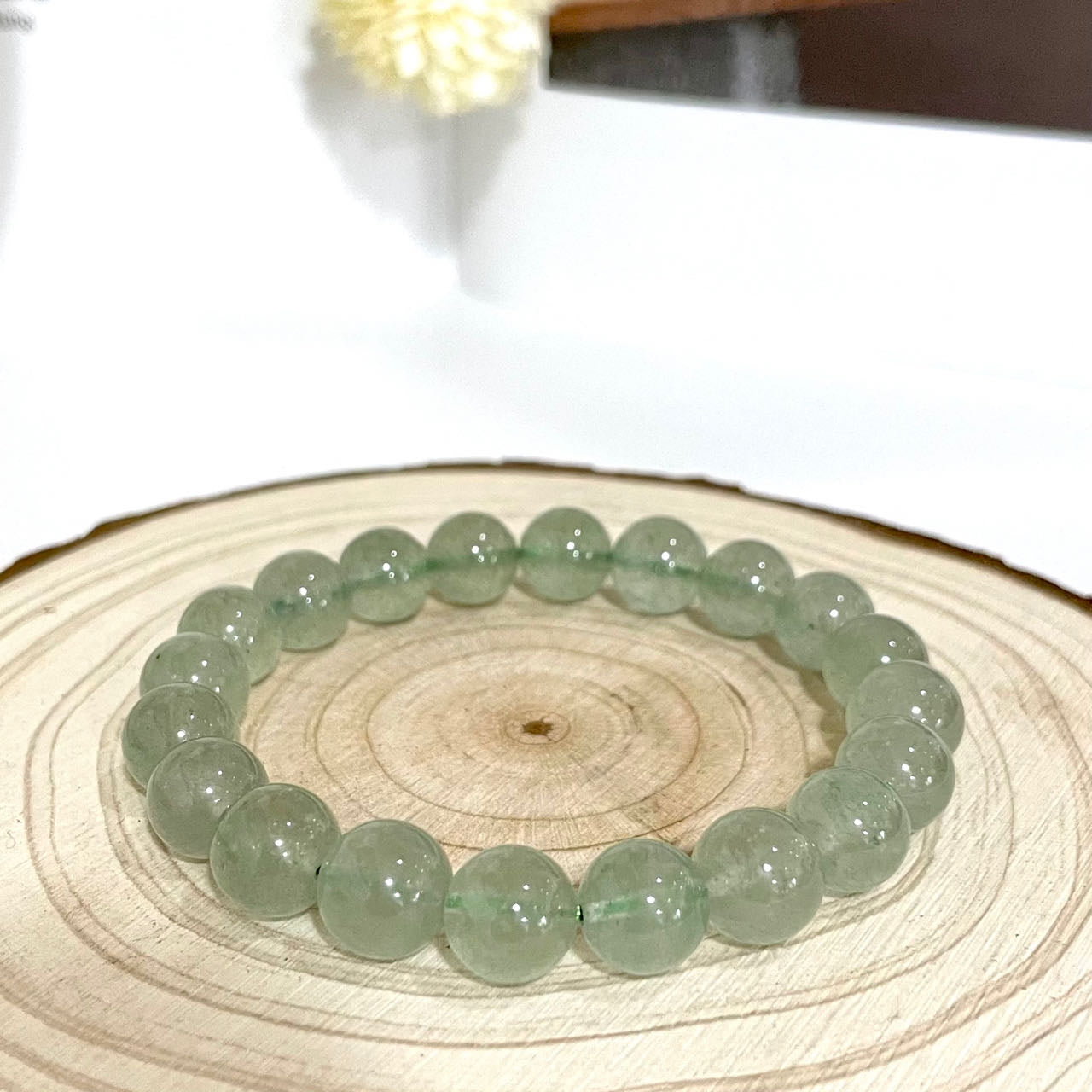 Green Strawberry Quartz 9~11mm Energy Healing Crystals Jewelry for Women DIY Bracelet From IG Crystal
