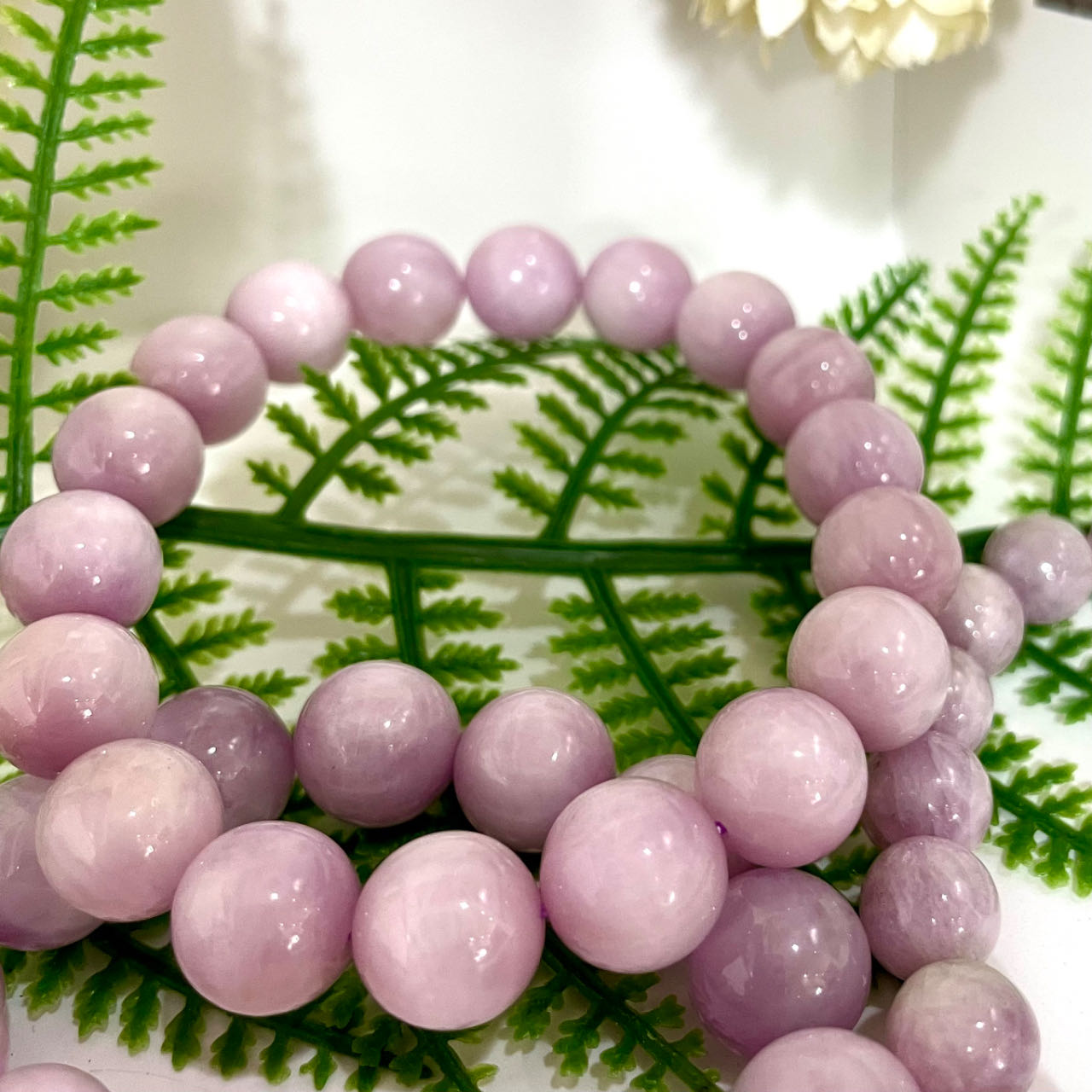 Kunzite Bracelet 9~14mm Energy Healing Crystals Jewelry for Women DIY Bracelet From IG Crystal