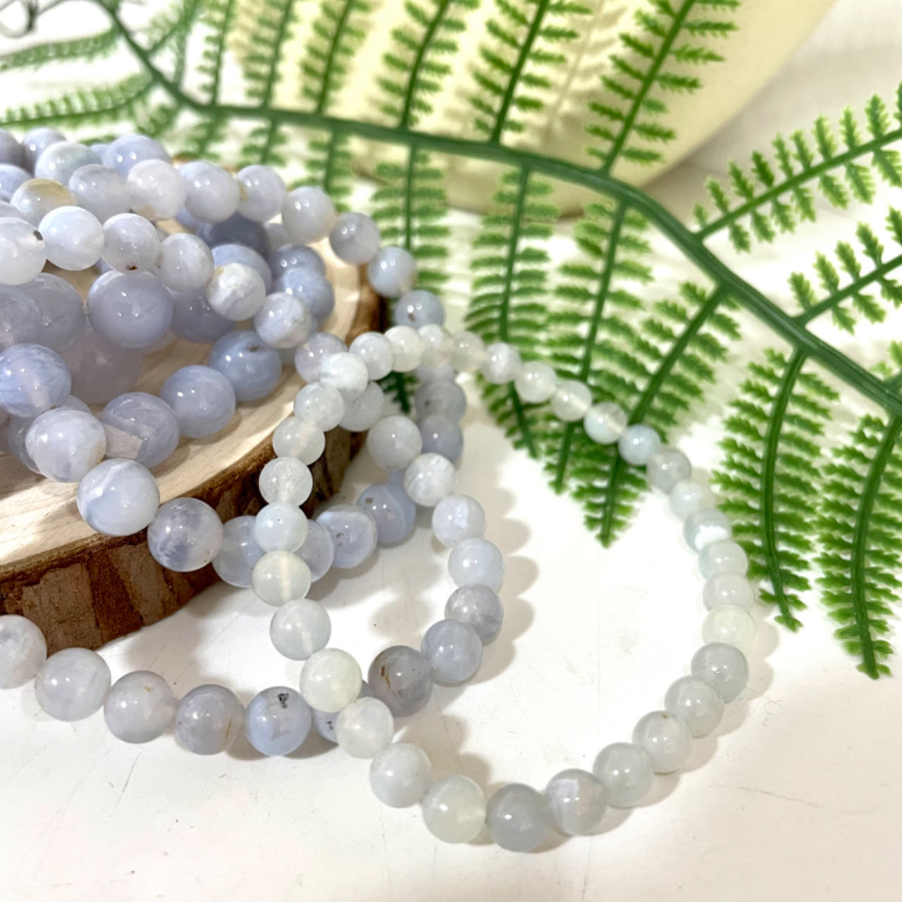 Blue Lace Agate Bracelet 6~12mm Energy Healing Crystals Jewelry for Women DIY Bracelet From IG Crystal
