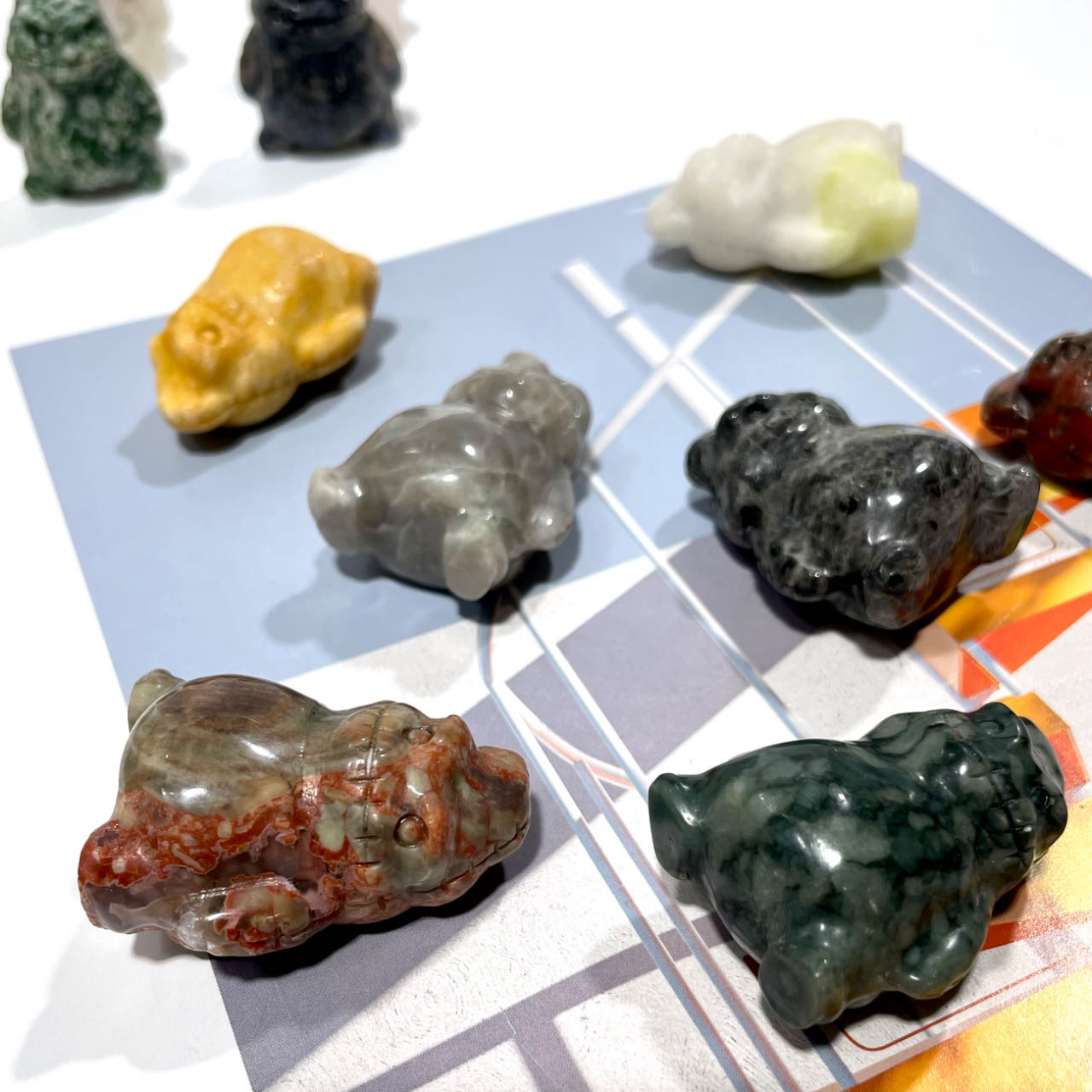 3 Counts Halloween Boogie Crystal Carving Healing Crystal Gem Reiki Healing Home Decor Crystal Jewelry Shop Pretty Crystals From IG Crystal