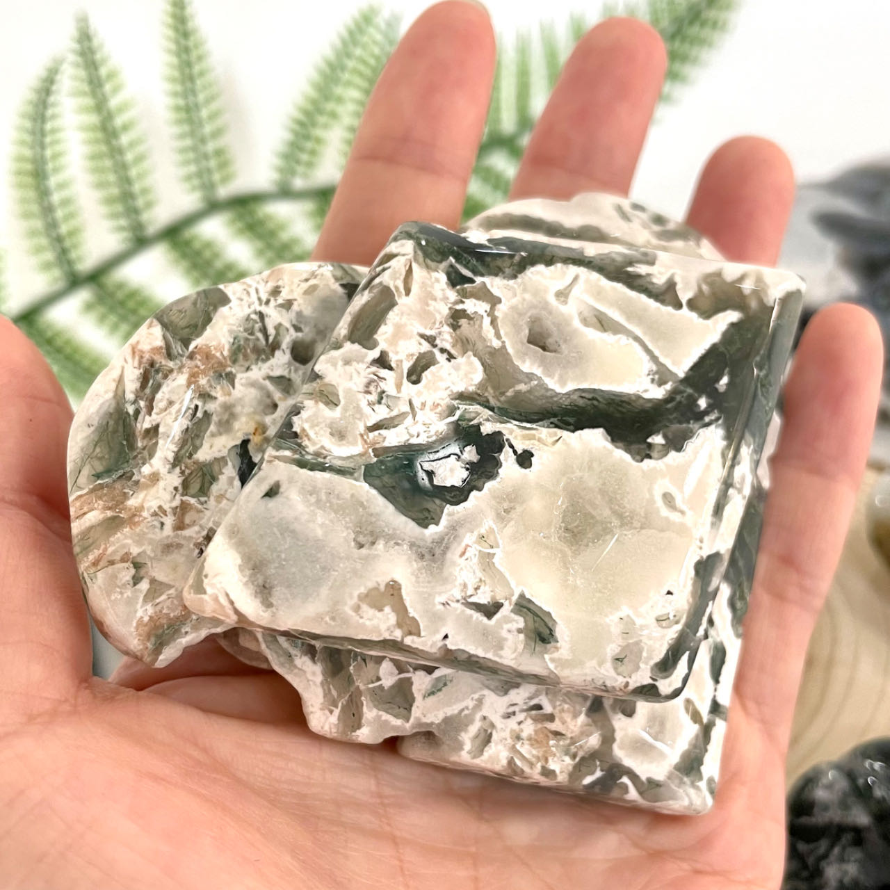 Any 2PCS Double Layer Heart Shape Natural Crystals From IG Crystal
