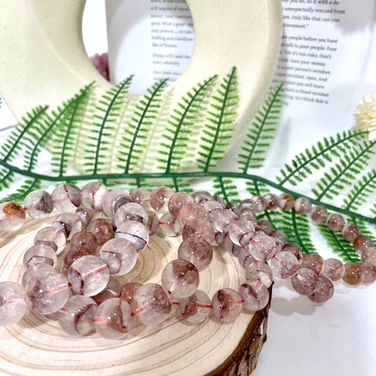 Red Pyramid Bracelet 9~13mm Energy Healing Crystals Jewelry for Women DIY Bracelet From IG Crystal