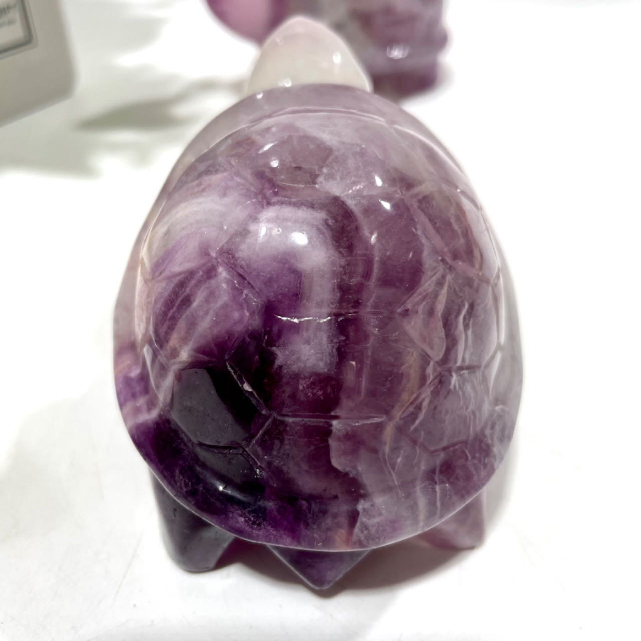 1 Count Purple Fluorite Tortoise Crystal Carving Healing Crystal Gem Reiki Healing Home Decor Crystal Jewelry Shop Pretty Crystals From IG Crystal