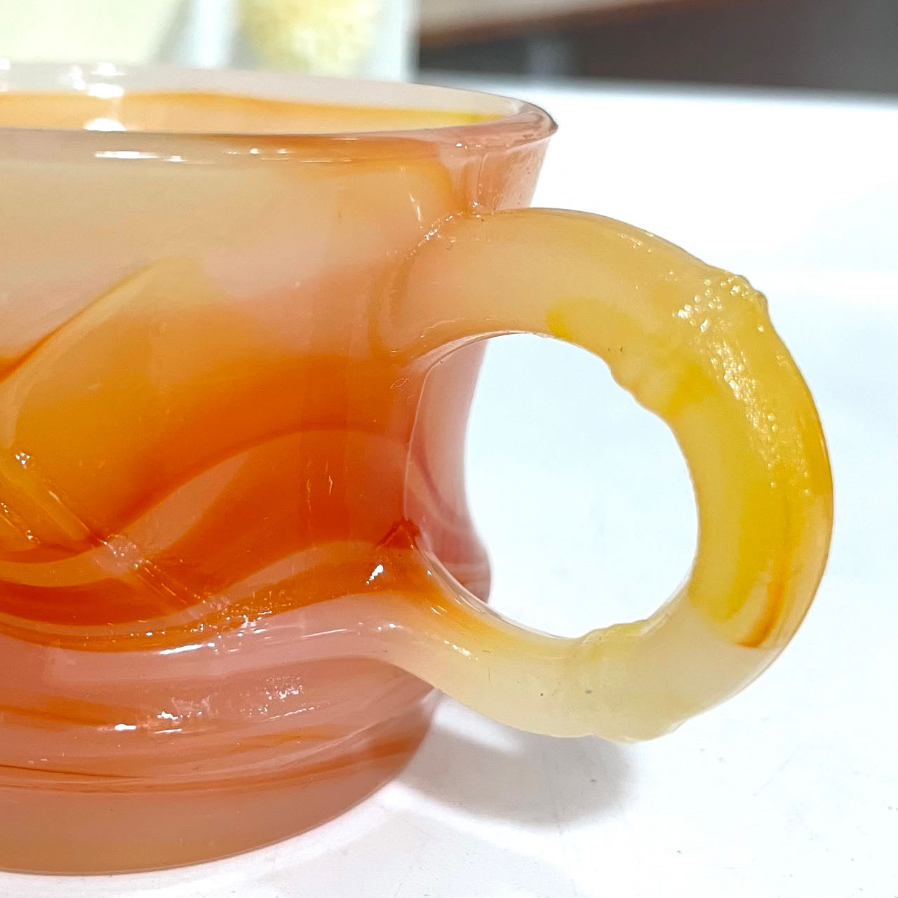 Red Fire Quartz Cups 4 Counts Set Drinking Cup Kitchen Supplies Healing Stone Home Decoration From IG Crystal