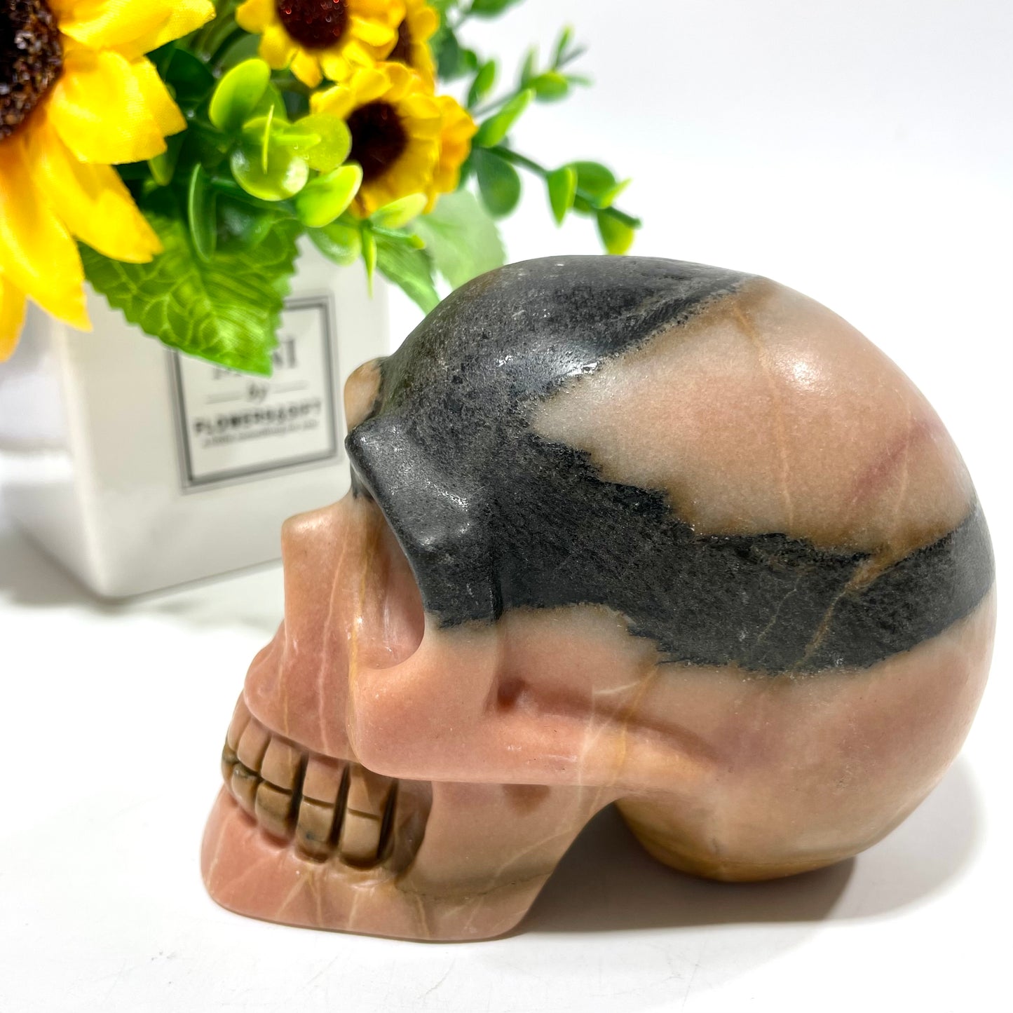1 Count pin opal skull Crystal Carving Natural Stone Gem Mining Chakra Balancing Reiki Healing Crystal Mystery Crystal Display Crystal Shopping Online Home Office Decor From IG Crystal