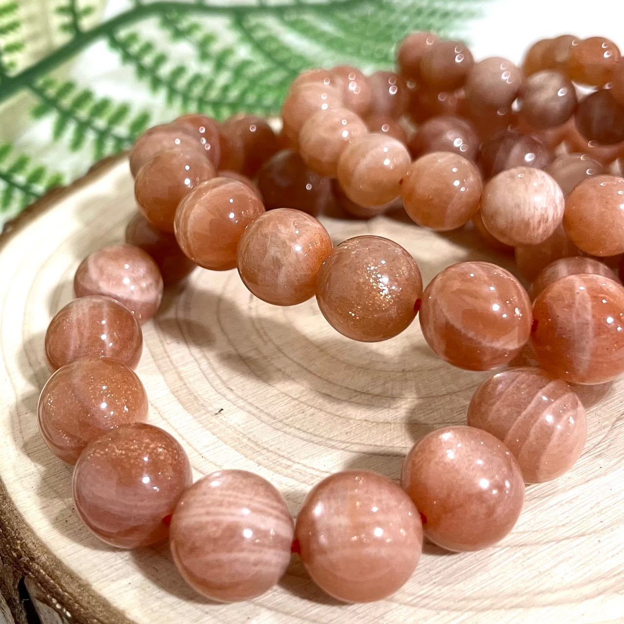 Sunstone Bracelet 7~12mm Energy Healing Crystals Jewelry for Women DIY Bracelet From IG Crystal
