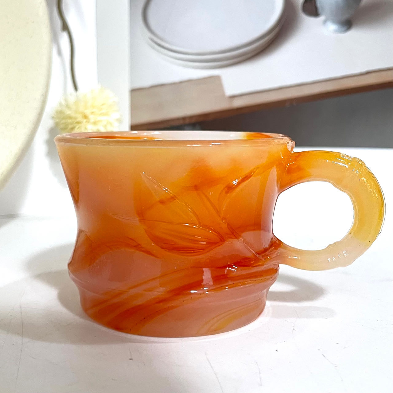 Red Fire Quartz Cups 4 Counts Set Drinking Cup Kitchen Supplies Healing Stone Home Decoration From IG Crystal