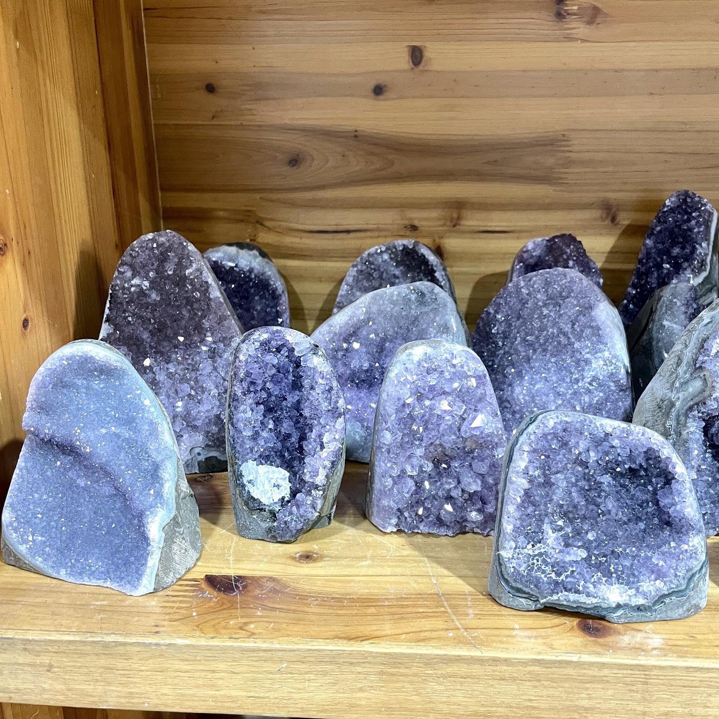 Natural Amethyst Geode Cave Healing Crystal Stones Rock Cluster Druzy From IG Crystal