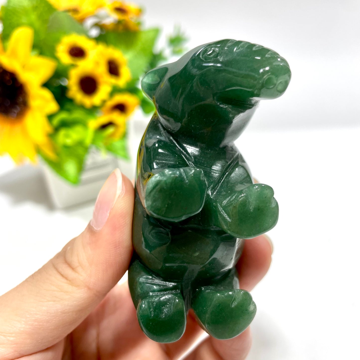 2 Counts 3 Inches Anteater Crystal Carving Green Aventurine Red Picture Jasper Healing Stones Natural Stone Chakra Balancing Reiki Home Office Decor From IG Crystal