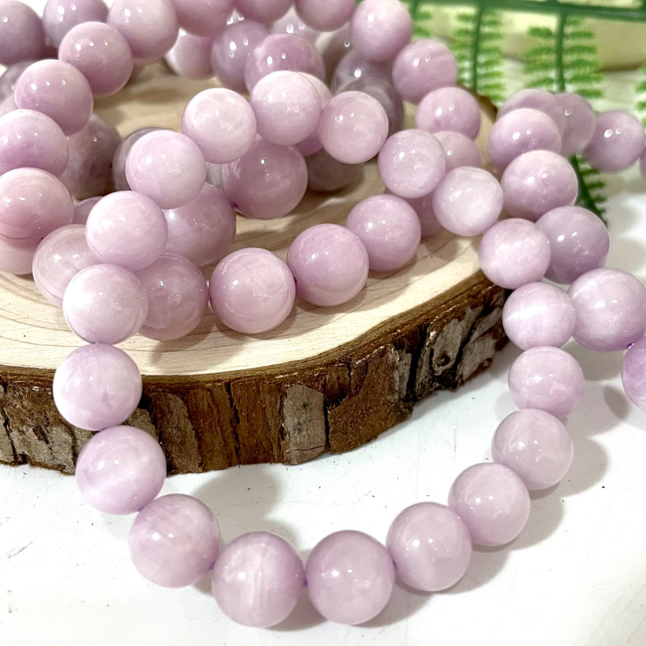 Kunzite Bracelet 9~14mm Energy Healing Crystals Jewelry for Women DIY Bracelet From IG Crystal