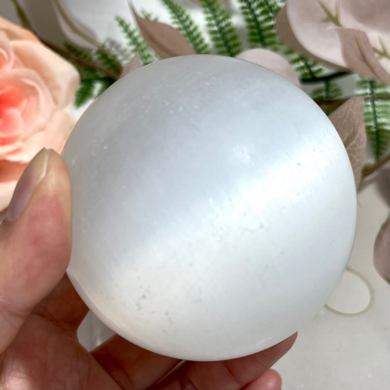 Selenite Ball 60~80mm Healing Stone Home Decoration From IG Crystal